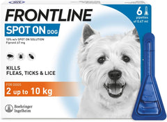 Spot On Flea & Tick Treatment for Small Dog (2-10kg) 6 Pipettes