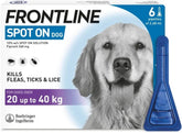 Spot On Flea & Tick Treatment for Large Dog (20-40kg) 6 Pipettes