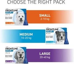 Spot On Flea & Tick Treatment for Small Dog (2-10kg) 6 Pipettes